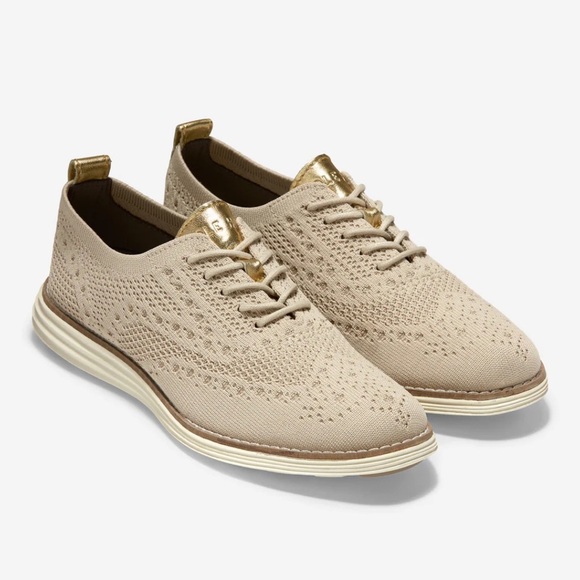 Cole Haan Shoes - Cole Haan Original Grand Wingtip Oxford Rye/Optic White